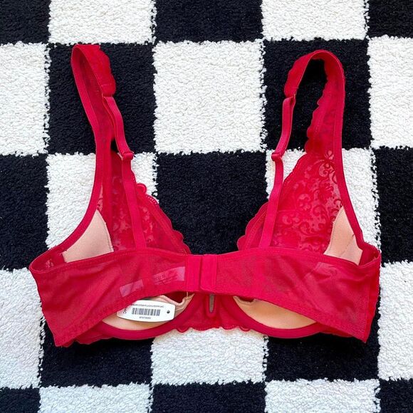 NWT Adore Me Red Velvet Bra 34C - Picture 4 of 6